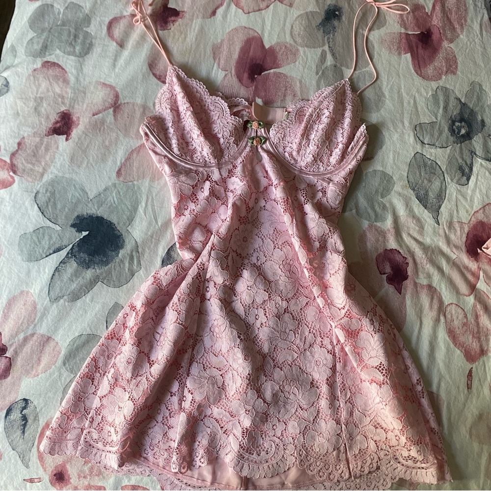 For love and lemons creamsicle dress